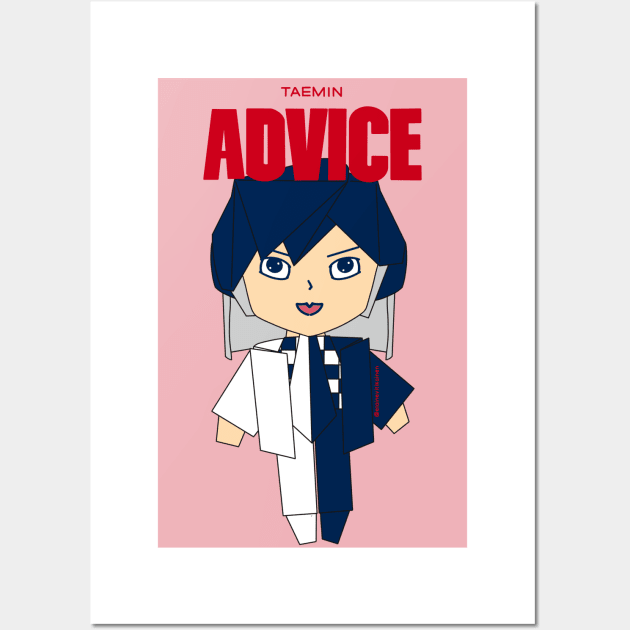 Taemin Advice Wall Art by EV Visuals